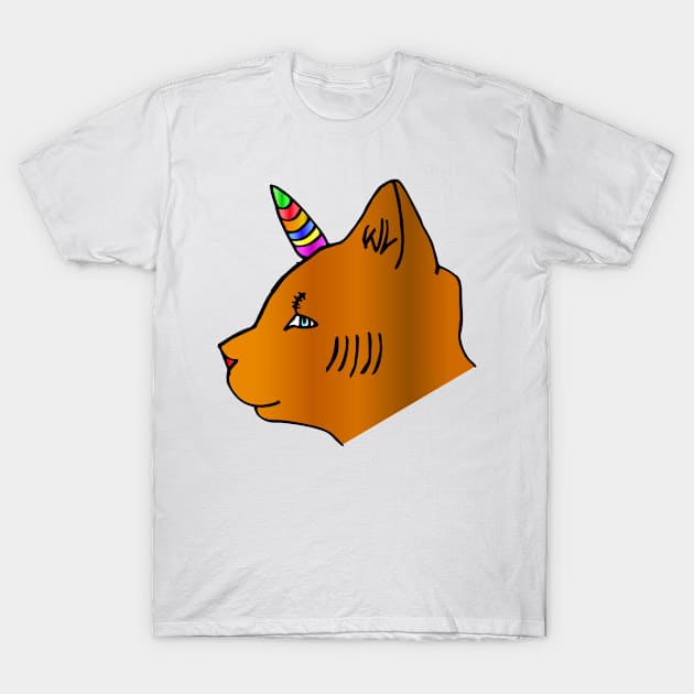 A unicorn cat T-Shirt by Shadowbyte91